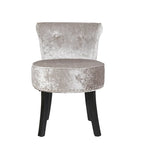 Sgabello per vanità in legno massello alto 27,5 - 27,5 A X 19 L X 11,8 P