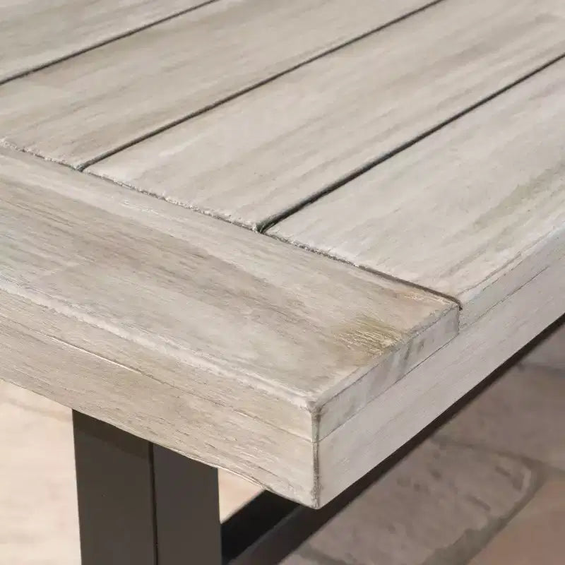 Ensemble de salle à manger d'extérieur rustique en bois Carlisle 3 pièces - Christopher Knight Home