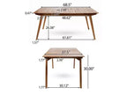 Mesa 7pc Acacia Wood Patio Dining Set - Christopher Knight Home