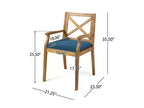 Mesa 7pc Acacia Wood Patio Dining Set - Christopher Knight Home