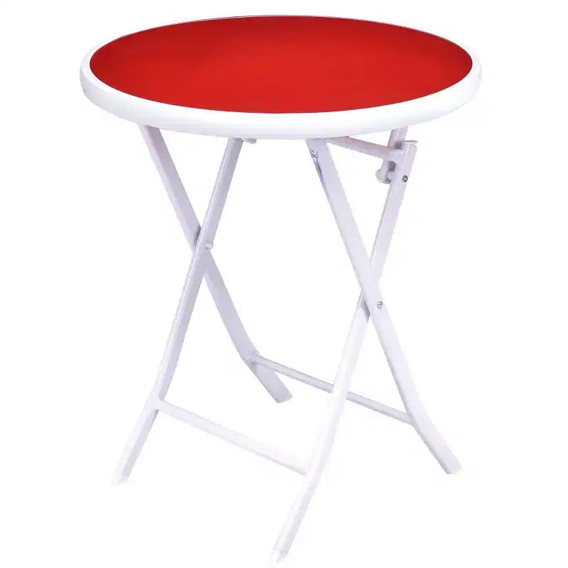 Costway 3 PCS Folding Bistro Table Chairs Set Garden Backyard Patio Furniture Red
