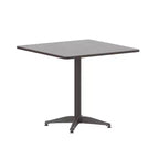Flash Furniture Lila 31.5'' Square Aluminum Indoor-Outdoor Table Set with 4 Slat Back Chairs