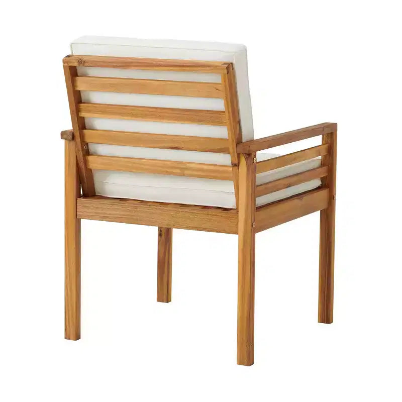 Alaterre Furniture 6pc Outdoor Patio Dining Set, Okemo Table with 10' Rectangular Umbrella