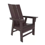 WestinTrends 5 Piece Outdoor Patio Dining Round Table and Modern Armchair Set