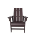 WestinTrends 5 Piece Outdoor Patio Dining Round Table and Modern Armchair Set