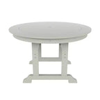 WestinTrends 5 Piece Outdoor Patio Dining Round Table and Modern Armchair Set
