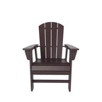 WestinTrends 5 Piece Outdoor Patio Dining Square Table and Curved Back Armchair Set