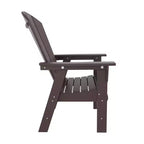 WestinTrends 5 Piece Outdoor Patio Dining Square Table and Curved Back Armchair Set