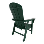 WestinTrends 5 Piece Outdoor Patio Dining Square Table and Curved Back Armchair Set