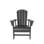 WestinTrends 5 Piece Outdoor Patio Dining Square Table and Curved Back Armchair Set