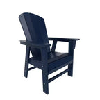 WestinTrends 5 Piece Outdoor Patio Dining Square Table and Curved Back Armchair Set