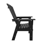 WestinTrends 5 Piece Outdoor Patio Dining Square Table and Curved Back Armchair Set