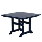 WestinTrends 5 Piece Outdoor Patio Dining Square Table and Curved Back Armchair Set
