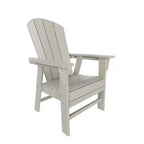 WestinTrends 5 Piece Outdoor Patio Dining Square Table and Curved Back Armchair Set