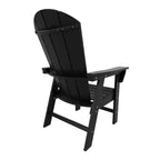 WestinTrends 5 Piece Outdoor Patio Dining Square Table and Curved Back Armchair Set