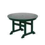 WestinTrends 5 Piece Outdoor Patio Dining Round Table and Shell Back Armchair Set