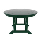 WestinTrends 5 Piece Outdoor Patio Dining Round Table and Shell Back Armchair Set