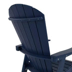 WestinTrends 5 Piece Outdoor Patio Dining Round Table and Shell Back Armchair Set