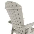 WestinTrends 5 Piece Outdoor Patio Dining Round Table and Shell Back Armchair Set