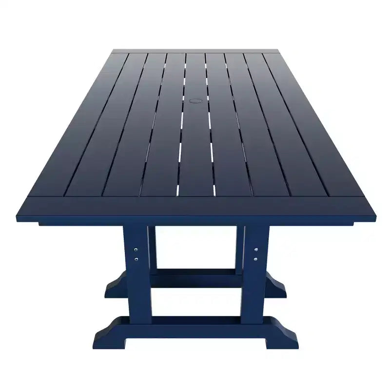 WestinTrends 6 Piece Outdoor Patio Dining Set Outdoor Table and Bench Chair Set