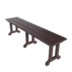 WestinTrends 6 Piece Outdoor Patio Dining Set Outdoor Table and Bench Armchair Set