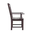 WestinTrends 6 Piece Outdoor Patio Dining Set Outdoor Table and Bench Armchair Set