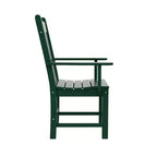 WestinTrends 6 Piece Outdoor Patio Dining Set Outdoor Table and Bench Armchair Set