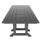 WestinTrends 6 Piece Outdoor Patio Dining Set Outdoor Table and Bench Armchair Set