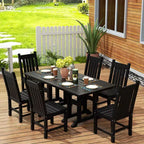 WestinTrends 7 Piece Outdoor Patio Dining Set Outdoor Table and Chair Set