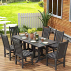 WestinTrends 7 Piece Outdoor Patio Dining Set Outdoor Table and Chair Set