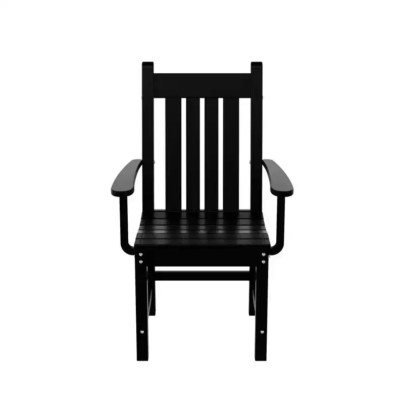WestinTrends Malibu 7 Piece Outdoor Patio Dining Set Outdoor Dining Table with Dining Chair, Black