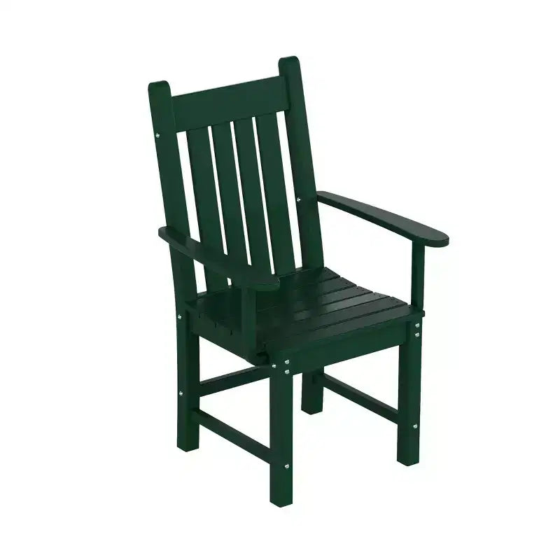 WestinTrends Malibu 7 Piece Outdoor Patio Dining Set Outdoor Dining Table with Dining Chair, Dark Green