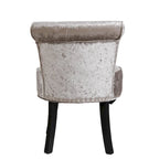 Sgabello per vanità in legno massello alto 27,5 - 27,5 A X 19 L X 11,8 P
